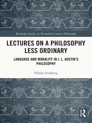 cover image of Lectures on a Philosophy Less Ordinary